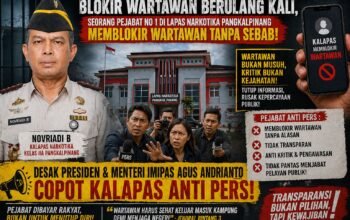 Blokir Wartawan Berulang Kali, Seorang Pejabat No 1 di Lingkungan Lapas Narkotika Kelas II A Kota Pangkalpinang Memblokir Wartawan Tanpa Sebab